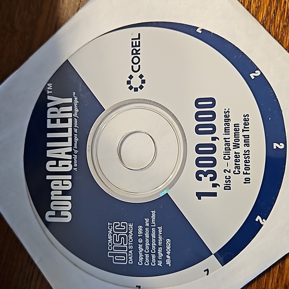 Corel Gallery Clip ART Win 95/98 Images Photos  New without box PC Cd-Rom - Picture 2 of 16